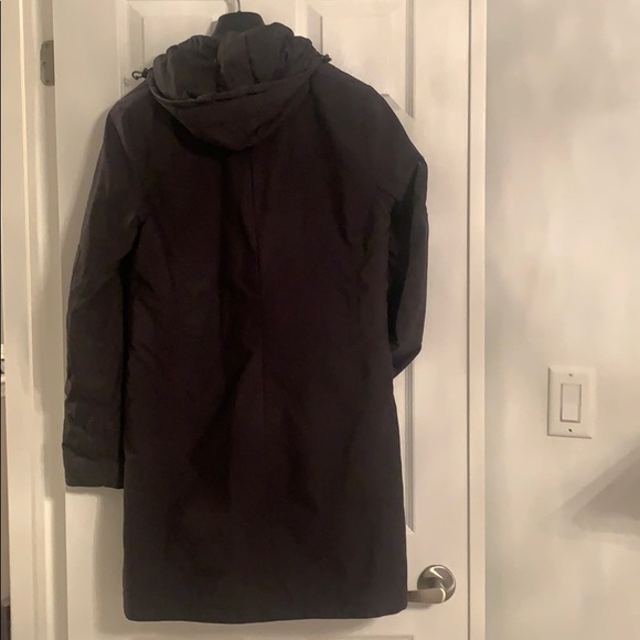 Adidas long navy blue winter coat - Picture 5 of 6
